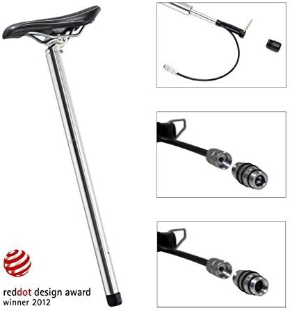 PostPump 2.0 Seatpost 33.9 Silver by BioLogic