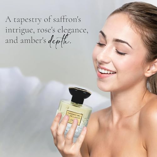 Oud and Roses Perfume for Women Long Lasting 100ml Edp Perfume for women, Cashmere Valley Eau De Parfum Perfumes for Woman, Saffron Amber Musk