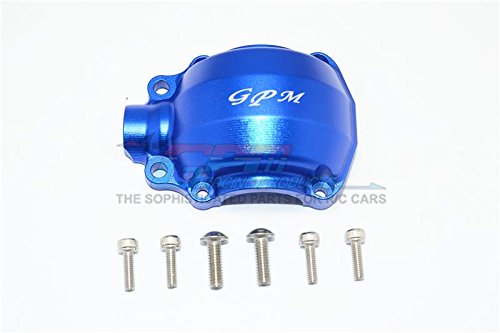 Traxxas Unlimited Desert Racer 4X4 (#85076-4) Upgrade Parts Aluminum Front Gear Box Cover - 1Pc Set Blue