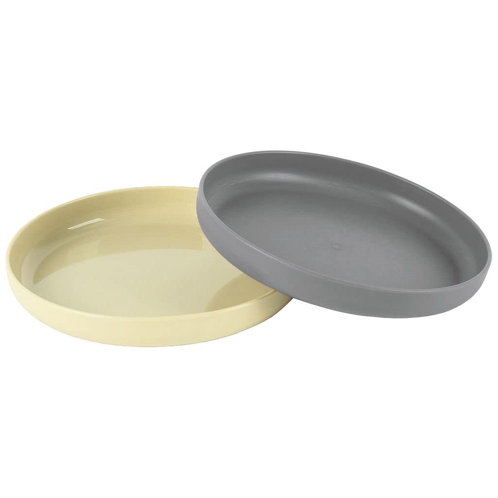 Dantoy - Tiny Biobased Plate Set - Mocca & Nude (6242)