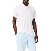 Lacoste Men's Regular Fit UV Protect Golf Polo Shirt, White, X-Large
