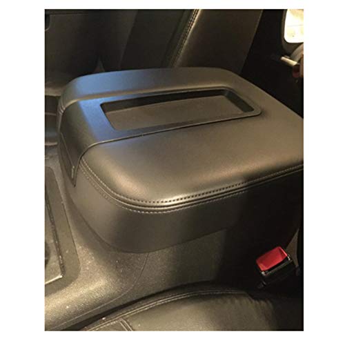 Black Armrest Cover Center Console Lid for Chevy Avalanche Silverado
