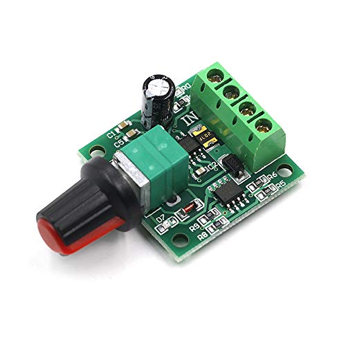 FICBOX 3 PACK 1.8v 3v 5v 6v 7.2v 12v 2A 30W DC Motor Speed Controller (PWM) 1803BK 1803B Adjustable Driver Switch