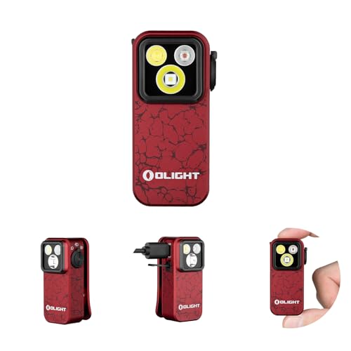 OLIGHT Oclip Pro Mini clip EDC-Taschenlampe mit Wiederaufladbare 500LM 120M