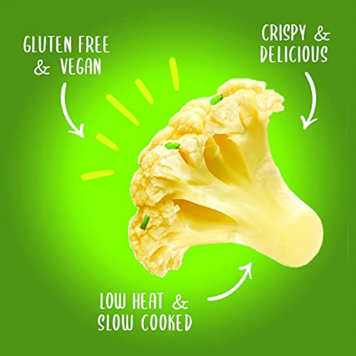 Cauliflower chips Keto bites low carb cauliflower thins (Garlic & Herbs