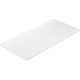GIANTEX Universal Wood Table Top, 55 x 28 inch Solid One-Piece Desk top for Standard &amp; Sit to Stand Height Adjustable Home Office Desk Frame, Rectangular Countertop Tabletop with 2 Cable Holes, White