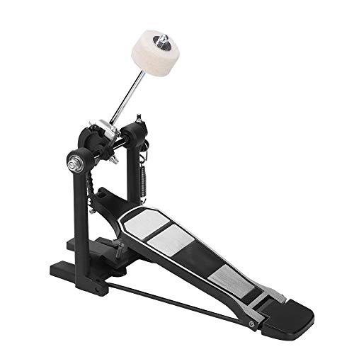 Pro Foot Kick Percussion Bass Drum Pedal Accessories Set, Universal Stable Flexible Convenient Portable Single Kick Bass Drum Pedal Single Foot Kick Bass-Drum Pedals for Jazz Drum Kit Performance