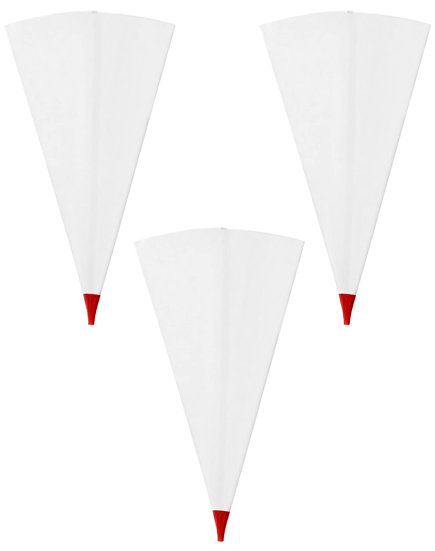 QWORK® Grout Bag, Heavy Duty Tip Tear Puncture Resistant Cement Sealer Bag, 63 x 33cm, 3 Pack