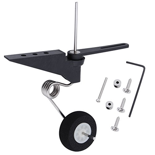 1 Set Tail Wheel Assembly 60x25mm D28 /30 RC Airplane Parts Replacement For Jet 540T Pilot F3A P51