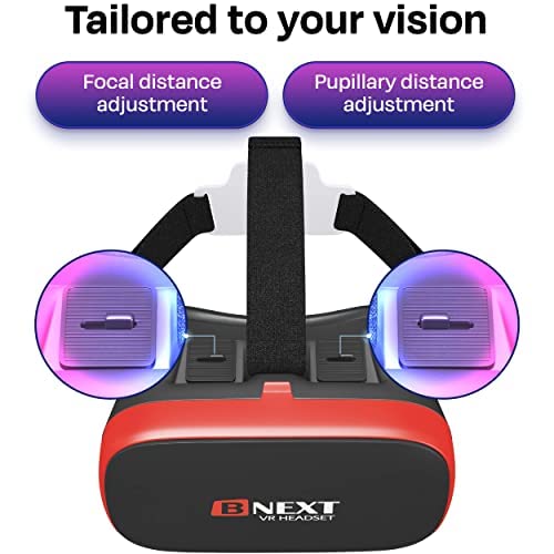 VR Headset Compatible with iPhone Android Universal Virtual