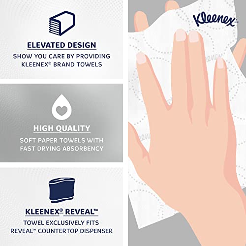 Kleenex® Reveal™ Multifold Paper Towels (46321), 2Ply, for Kleenex® Reveal Countertop System