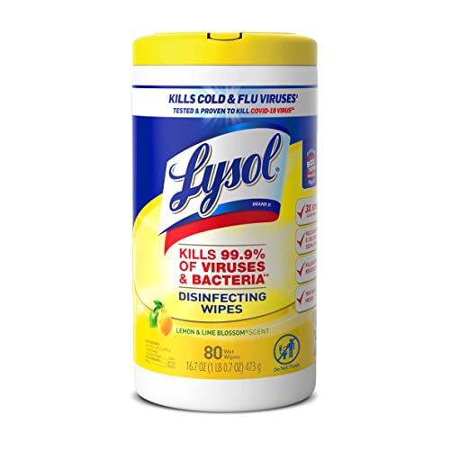 Lysol Disinfectant Wipes, MultiSurface Antibacterial Cleaning Wipes