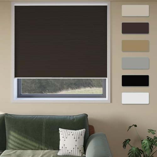 MYshade Cordless Blackout Cellular Shades Taupe