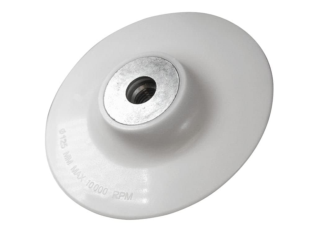 Faithfull FAIABP125M14 Angle Grinder Backing Pad 125mm (5in) M14x2