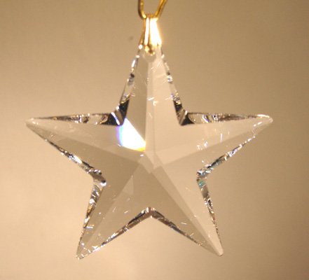 Swarovski 28Mm Clear Crystal Star Prism