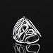 HOT Fashion Women 925 sterling silver jewelry thumb hollow ring (Size #8)
