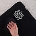 Mindful and Modern Zabuton Meditation Cushion - Cotton Meditating Mat for Best Kneeling and Sitting Support - Large Rectangular Floor Pillow for Zafu or Bench