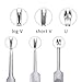Caydo 3 Pieces Working Hand Leather Edge Skiving DIY Craft Tool Keen Edge Beveler Wholesal