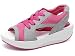DADAWEN Women's Girl's Summer Breathable Casual Sport Platform Toning Fitness Sandals
