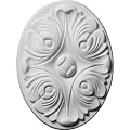 Ekena Millwork ROS06X05KI 6 1/8-Inch W X 4 1/2-Inch H X 3/4-Inch P Kinsley Oval Rosette