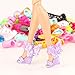 Miunana 50 Pairs Different High Heel Shoes Accessories for 11.5 Inch Doll