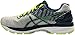 ASICS Men's Gel Nimbus 18 Running Shoe, Silver/Ink/Flash Yellow, 9.5 2E US