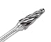 YUFUTOL Carbide Burr SL-4NF Aluminum Cut Carbide Cutter Burrs File(1/2 Inch Head Dia X 1-1/8 Inch Cutter Length) 1/4