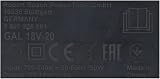 Bosch GAL 18V-20 Professional Battery Charger 10.8-18V Fast Charge view 3