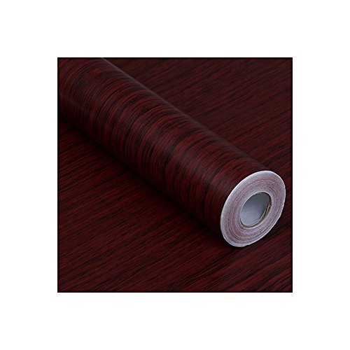 3D Retro Wood Textured Paneling Wall Mural Removable Wallpaper for Home Decor(17.7" W x 393.7" L)