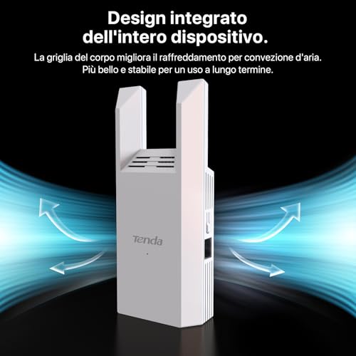 Ripetitore WiFi Extender e Access Point, Velocità Single Band 300Mbps, Porta Ethernet, Copertura fino a 120 m², Compatibile con i principali modem router Wi-Fi, Bianco(R10)