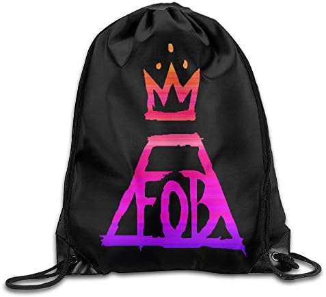 Artpower Fall Out Boy FOB Logo Drawstring Backpack Sport Bag