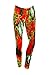 G2 Chic Womens Printed Stretch Trendy Fashion Leggings