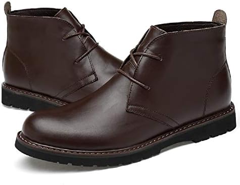 Men’s Genuine Leather Business Casual Shoes Classic Chukka Boots