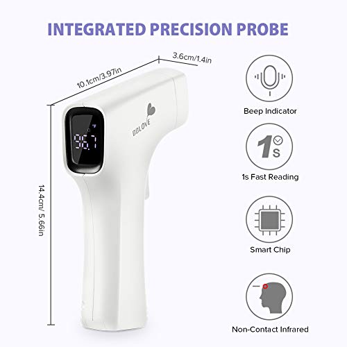 GEKKA NoTouch Forehead Thermometer Infrared Thermometer for Adults and
