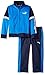 PUMA Boys' Toddler Tricot Track Jacket and Pant Set, Blue Stripe, 4T