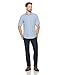 Amazon Essentials Men's Regular-Fit Short-Sleeve Poplin Shirt, Blue Plaid, X-Large
