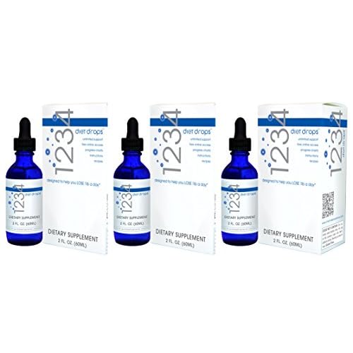 Creative Bioscience 1234 Diet Drops, 2 Ounce (Super Value 3 Pack) image