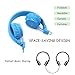 Kids Headphones Wireless, Foldable Wired Stereo HD On-Ear Headset with 3.5mm Jack SD Card FM Radio Volume Control Microphone Over Ear Bluetooth Headphones for Children, iPhone, iPad, Bluethumb 3