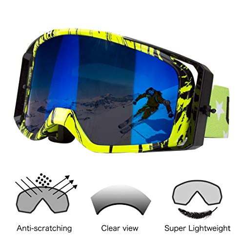 2 JAMIEWIN+Goggles+Motorcycle+Motocross+Glasses