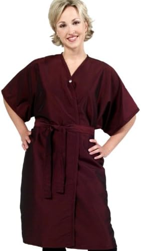 The Cape Company (Save $40) Set of 6 Salon Client Gowns Client Smocks In BLACK Silkarah BEST In Industry