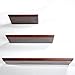 Floating Shelf Brackets-4 X Stainless Steel Brackets,Hidden,Flush Mount, Low Profile,Invisible Supports for Any Type of Shelf - Hardened Steel Blind Supports Shelves 50lbs (3 inch)