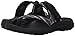 Skechers Women's Reggae Brush Strokes Flip Flop, Black/Grey, 7 M US