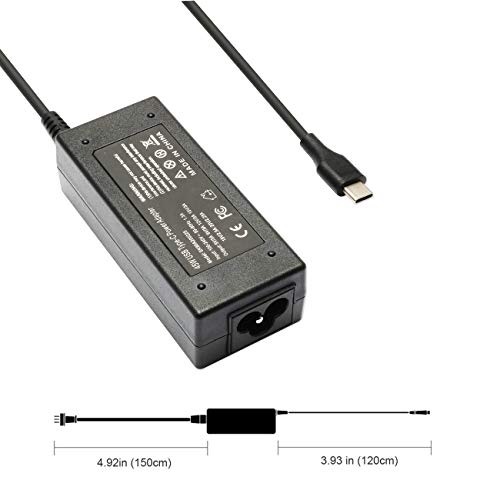 image for LJO-EEIH 45W USB Type C AC Adapter for HP Spectre x360 13 Elite x2 TPN