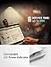 TopElek Reading Light, 7 LED Book Light with 9-Level Warm/Cool White Brightness, USB Rechargeable, Eye Care Lamp with Power Indicator, Perfect for Bookworms, Kids (White)