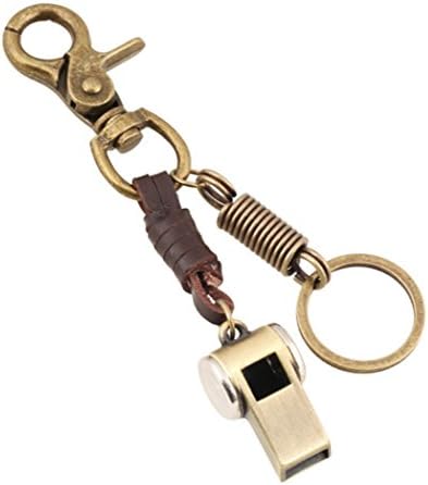 YUNEE Women Men Keychain ,Alloy Whistle Keychain Origianl