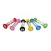 ROSENICE 5pcs 30sec /1min /3mins /5mins /10mins Colorful Hourglass Sandglass Sand Clock Timers (Random Color)