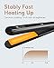 KIPOZI Profession Hair Straightener, 1 Inch Ceramic Flat Iron for Hair Dual Voltage flat Iron with Adjustable Temperature, Digital Dispaly, Blackthumb 2
