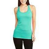 Danskin Now Women's Fitted Active Mesh Tank with Built In Bra