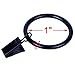 Ogrmar 36Pcs 1 Inch Curtain Drapery Clip with Metal Split Ring (Black) (1