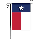 Texas Flag Small Texas State Garden Flags for Yard Patio Porch Outdoor Decorations